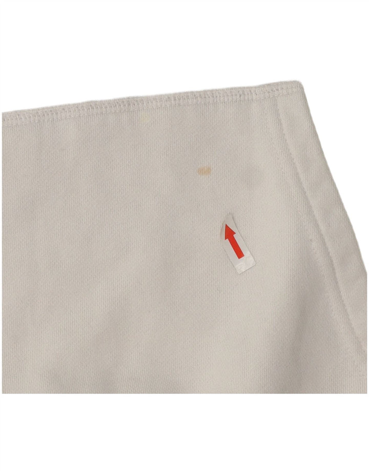 ELLESSE Jersey con capucha de gran tamaño para mujer Reino Unido 46 Algodón blanco grande