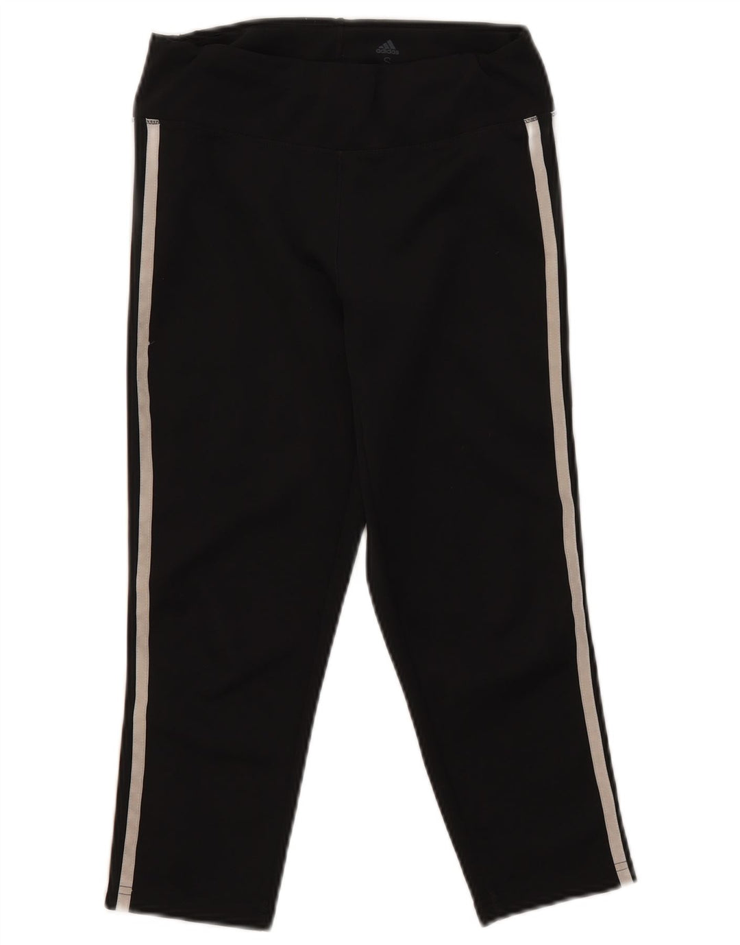 Adidas Mujer Aeroready Capri Leggings UK 8/10 Pequeño Negro Poliéster