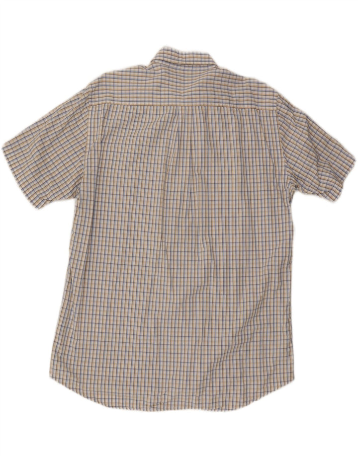 Kappa Camisa De Manga Corta Hombre 3XL Algodón A Cuadros Multicolor