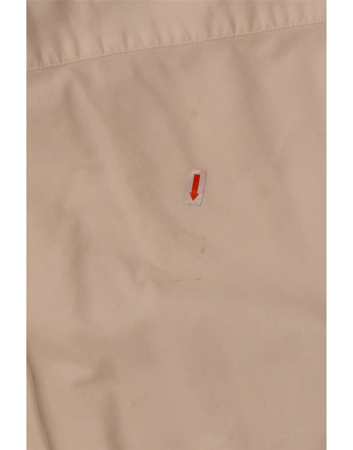 Camisa Tommy Hilfiger para hombre grande de algodón blanco roto