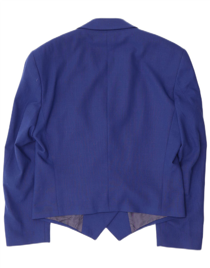 ERIC LASALLE Chaqueta tipo blazer con doble botonadura para mujer IT 48 XL Azul