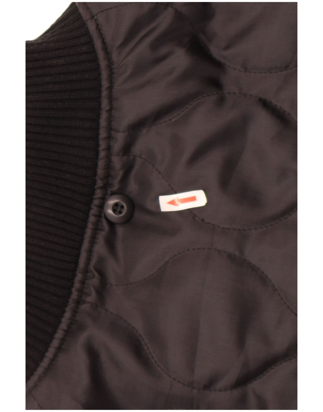 Brandit Chaqueta acolchada con forro para hombre UK 48 4XL Poliéster negro