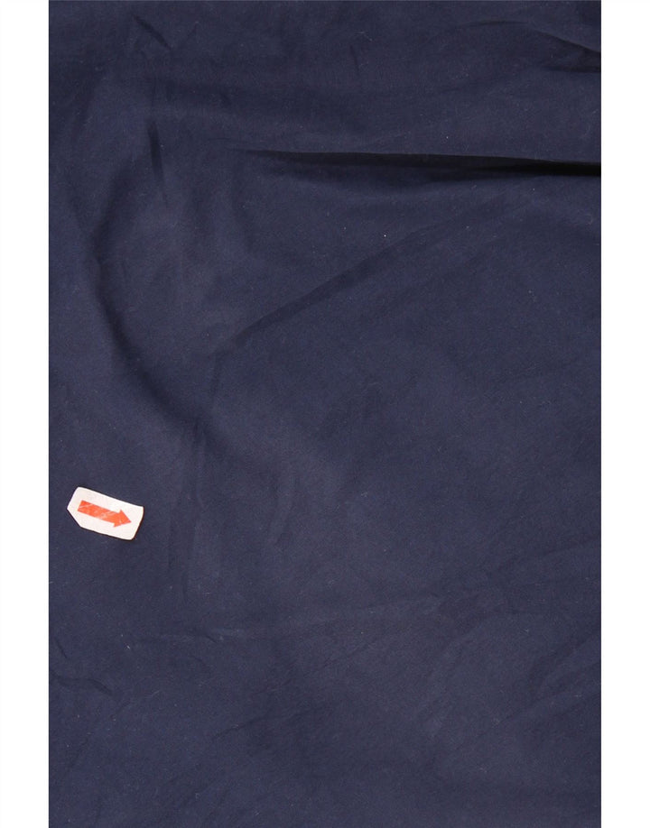 Fila Mens Chándal Top Chaqueta 2XL Azul Marino Rayas Poliéster Deportes