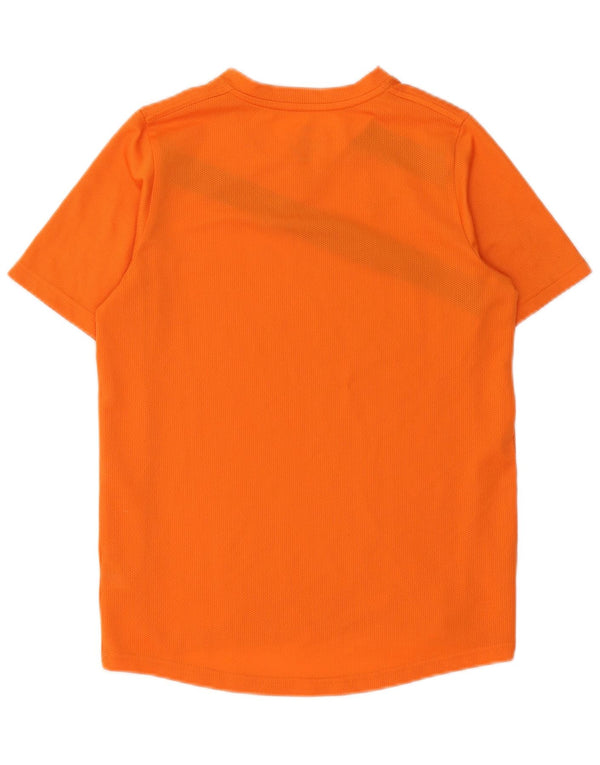 Puma Camiseta Niño Top 11-12 Años Naranja Rayas Deportiva