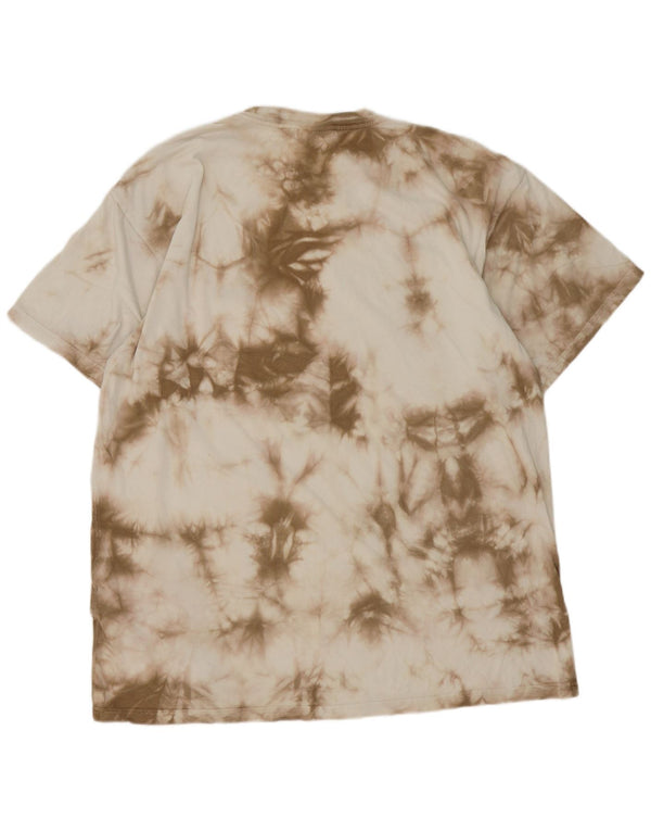 Carhartt Hombre Camiseta Top XL Beige Tie Dye Algodón