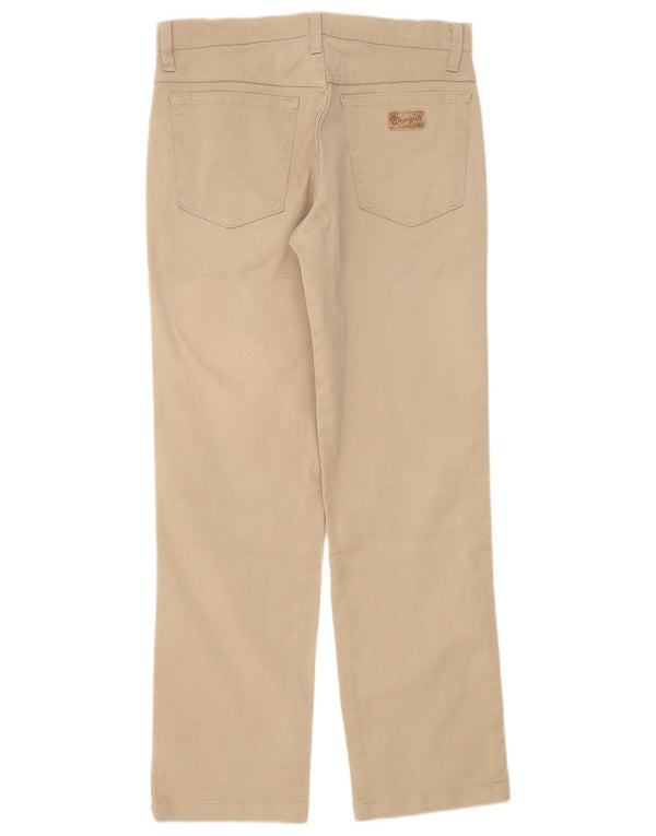 Wrangler Pantalones informales rectos Texas para hombre W32 L32 Algodón beige