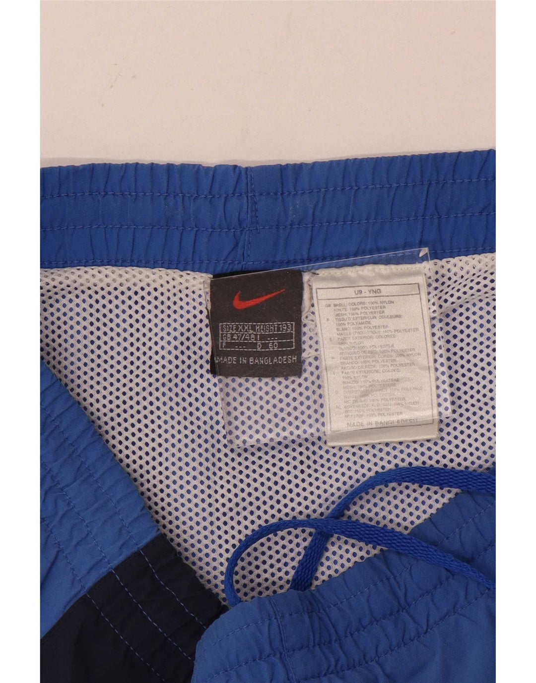 Nike - Pantalones cortos deportivos para hombre, talla 2XL, nailon color azul