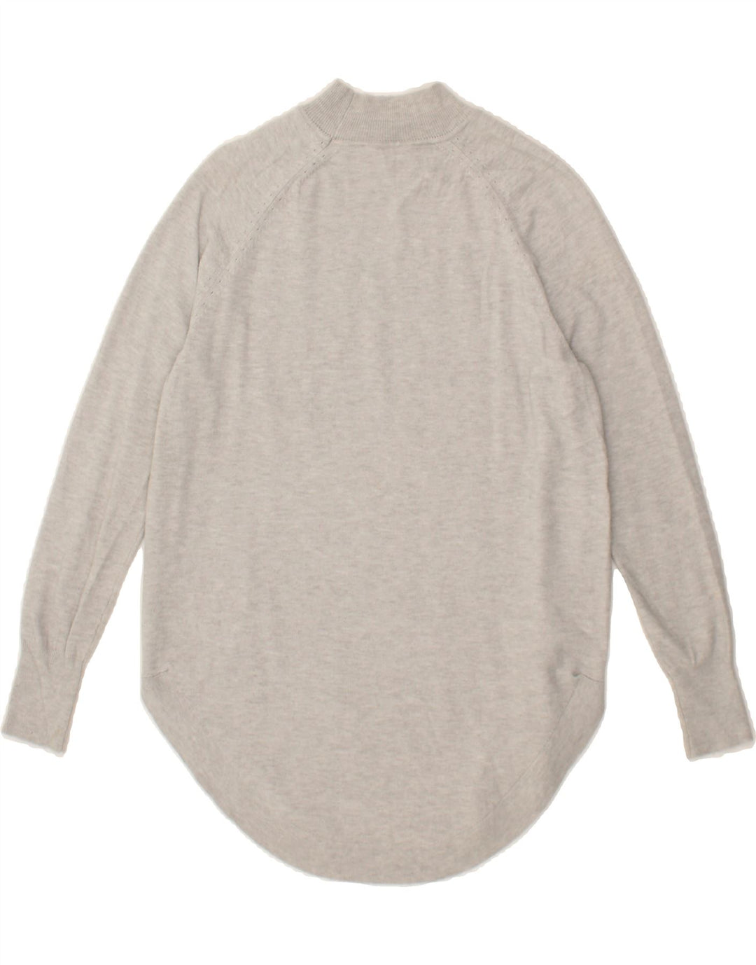 OASIS Womens Turtle Neck Jumper Sweater UK 10 Small Grey Viscose Vintage Oasis and Second-Hand Oasis from Messina Hembry 