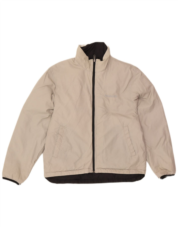 Timberland Chaqueta acolchada reversible para hombre UK 40 Large Nylon negro