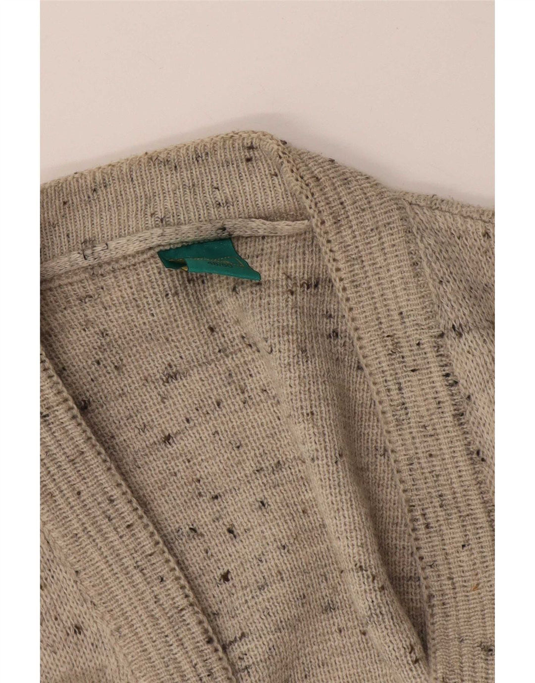 Canda Suéter Cárdigan Para Hombre IT 48/50 Acrílico Geométrico Gris Medio