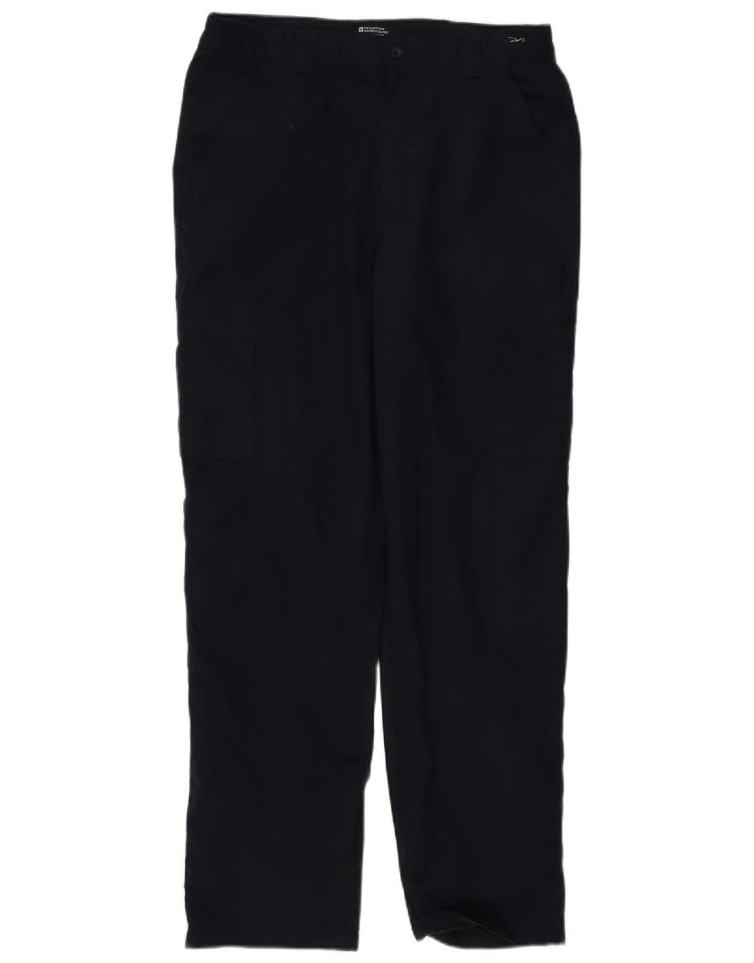 Pantalón cargo recto para hombre Mountain Warehouse W30 L32 Poliéster azul marino