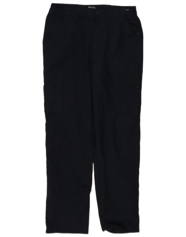 Pantalón cargo recto para hombre Mountain Warehouse W30 L32 Poliéster azul marino