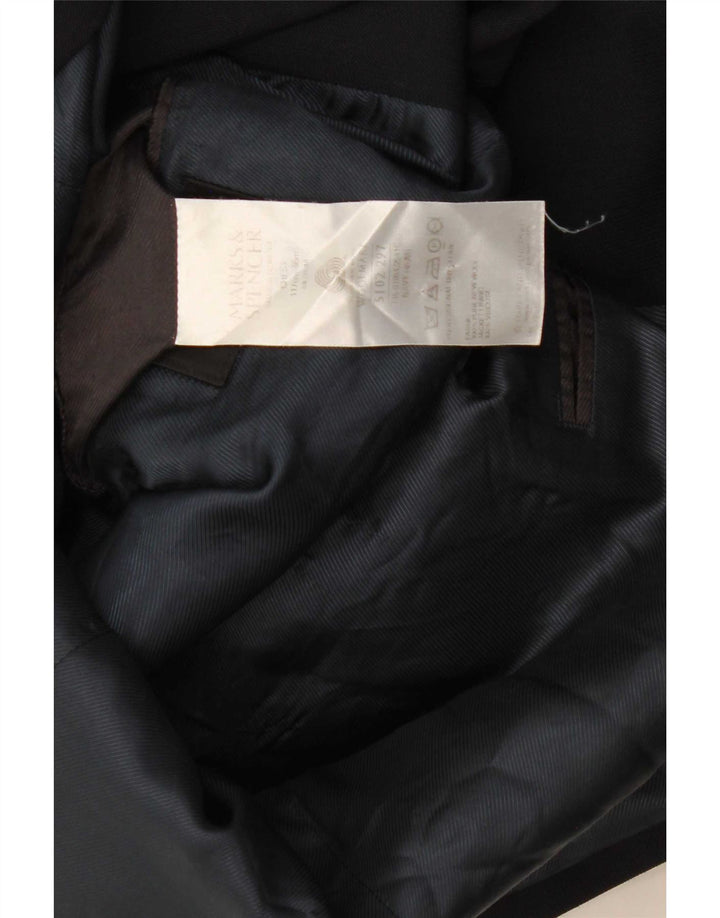 Marks & Spencer Chaqueta tipo blazer con doble botonadura para hombre UK 46 XL Azul marino