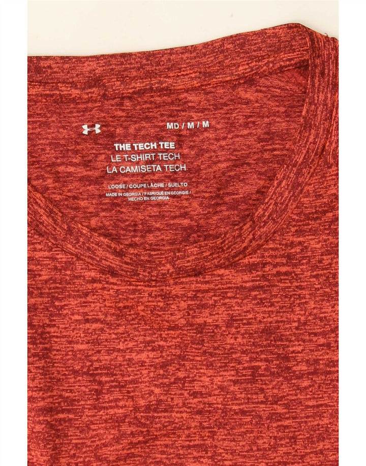 Camiseta Under Armour Hombre Top Medium Rojo Moteado