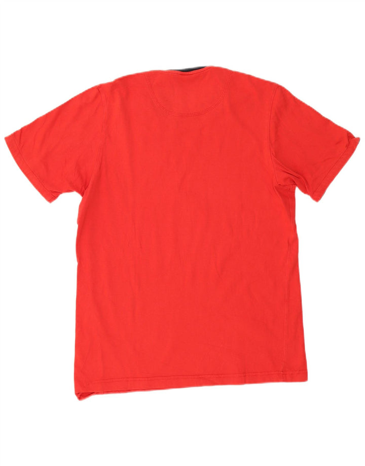 Adidas - Camiseta gráfica para hombre, color rojo medio, algodón