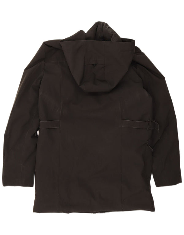 Canadiens Abrigo acolchado con capucha para hombre IT 46 Small Poliéster negro