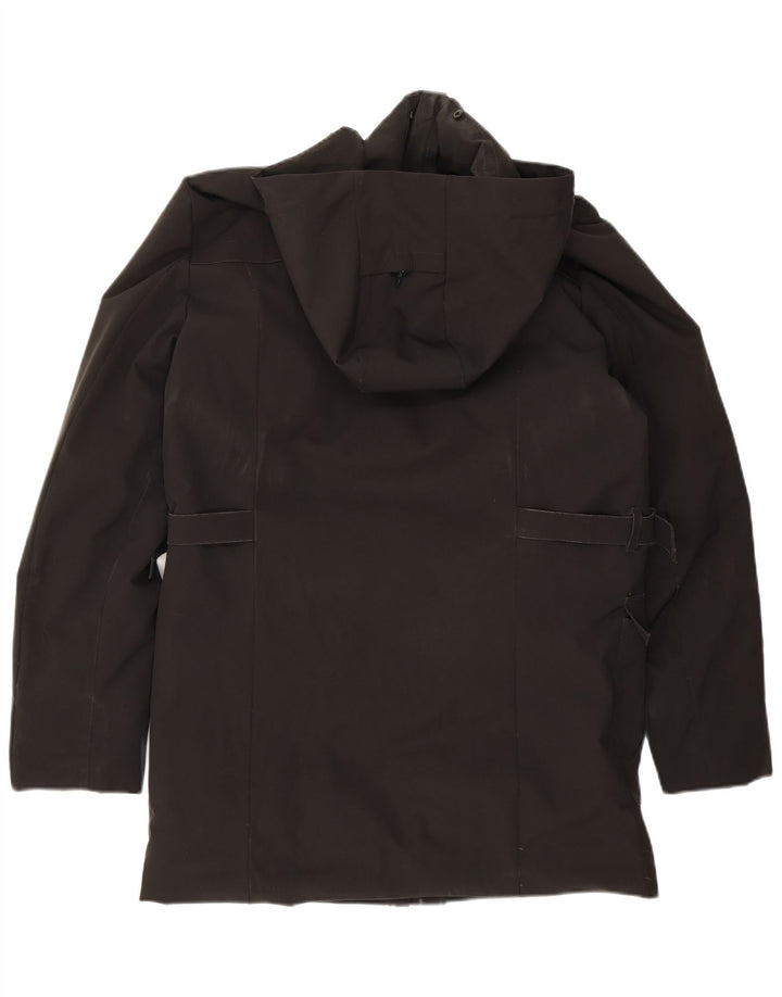 Canadiens Abrigo acolchado con capucha para hombre IT 46 Small Poliéster negro