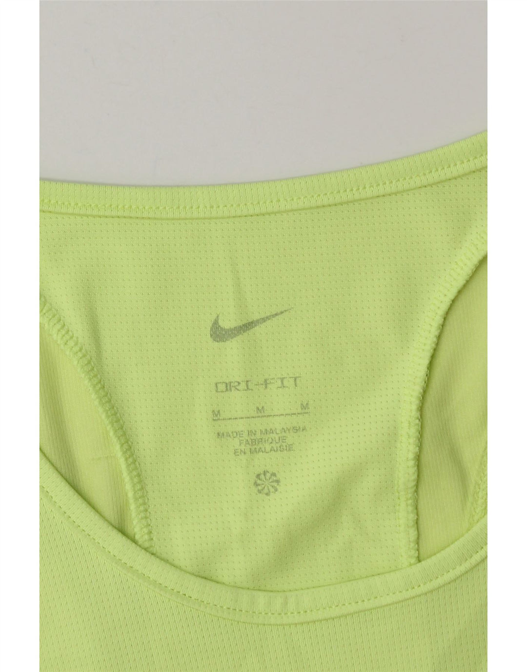 Nike Mujer Dri Fit Crop Chaleco Top UK 12 Verde Medio