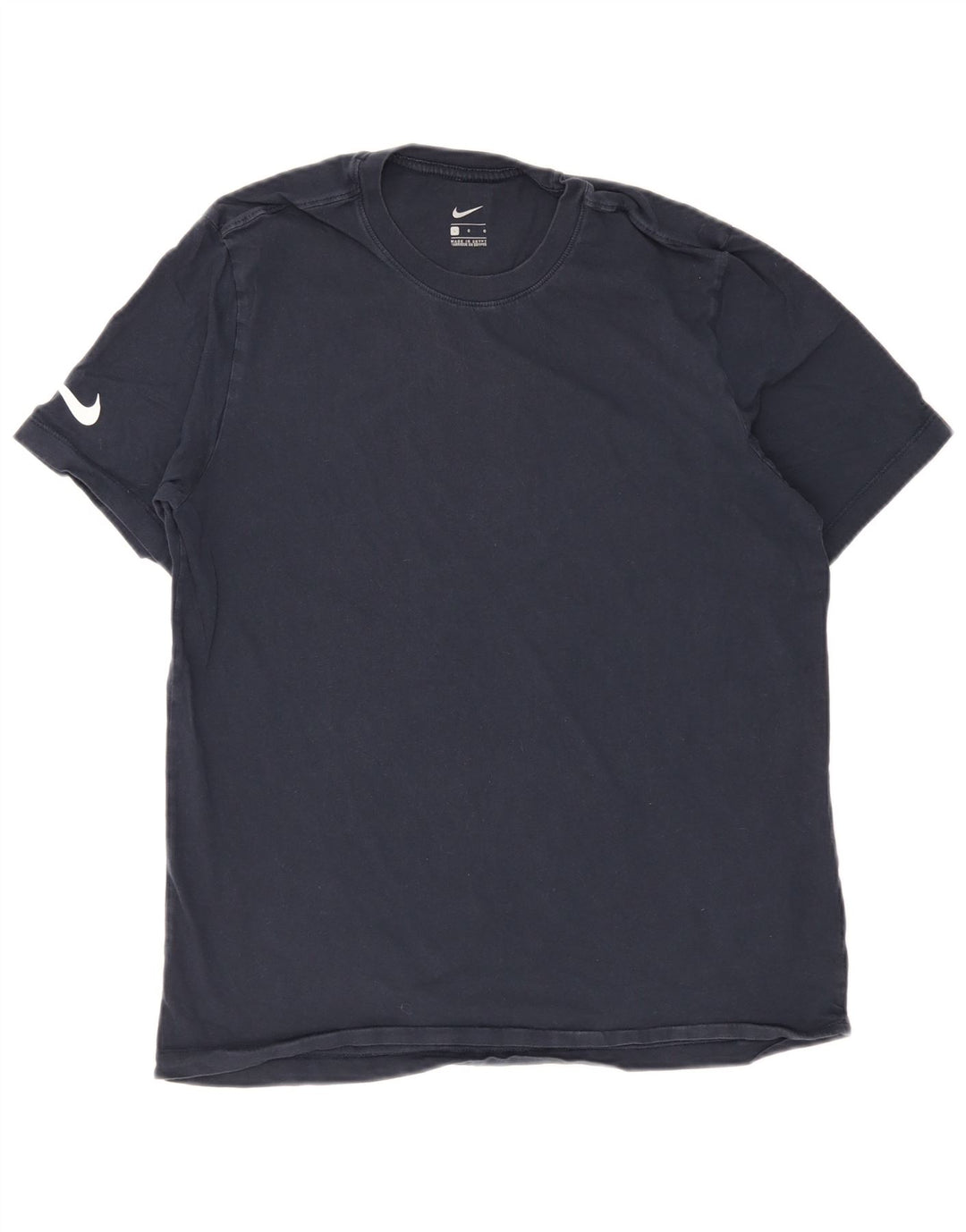 Camiseta Nike Hombre Top Grande Azul Marino Algodón