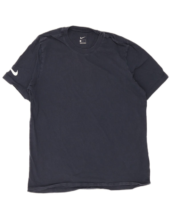 Camiseta Nike Hombre Top Grande Azul Marino Algodón