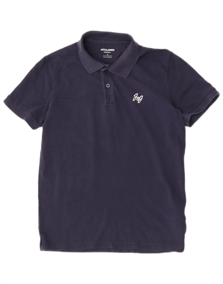 Polo Jack & Jones Hombre Small Azul Marino Algodón