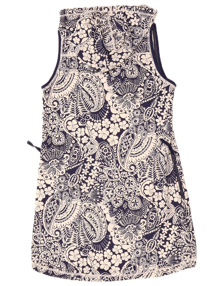 Tommy Bahama Blusa sin mangas para mujer UK 10 Small Azul marino Nylon