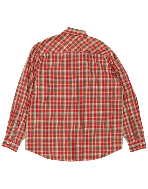 BAILO Camisa Hombre 2XL Cuadros Rojo Poliéster
