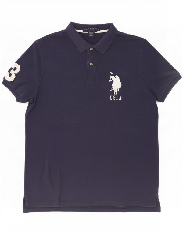 Asociación de Polo de EE. UU. Polo Gráfico Hombre XL Algodón Azul Marino