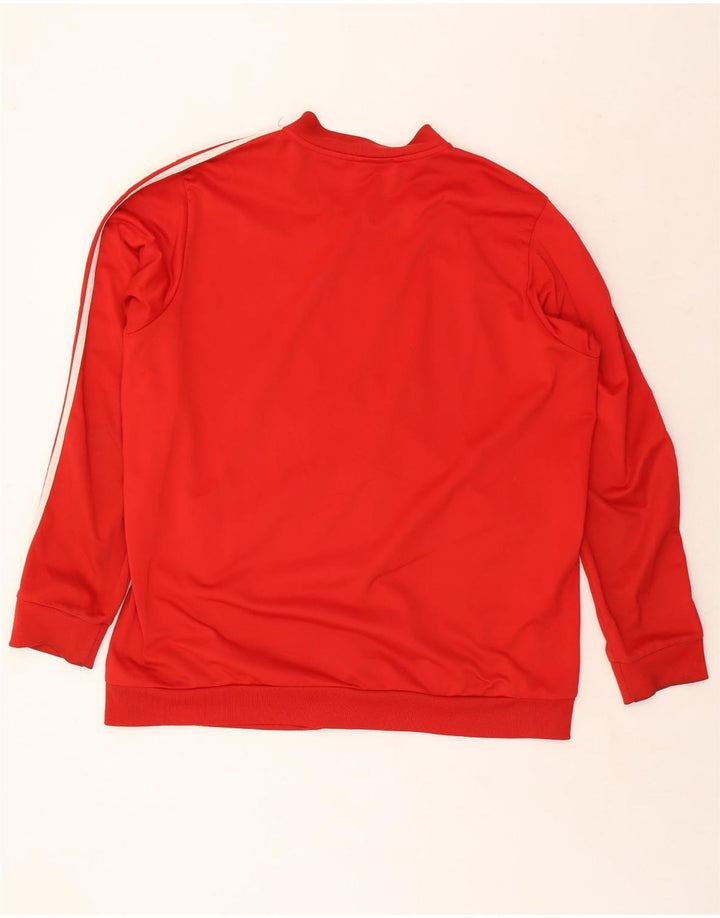 ADIDAS Chaqueta de chándal para hombre 2XL Poliéster rojo