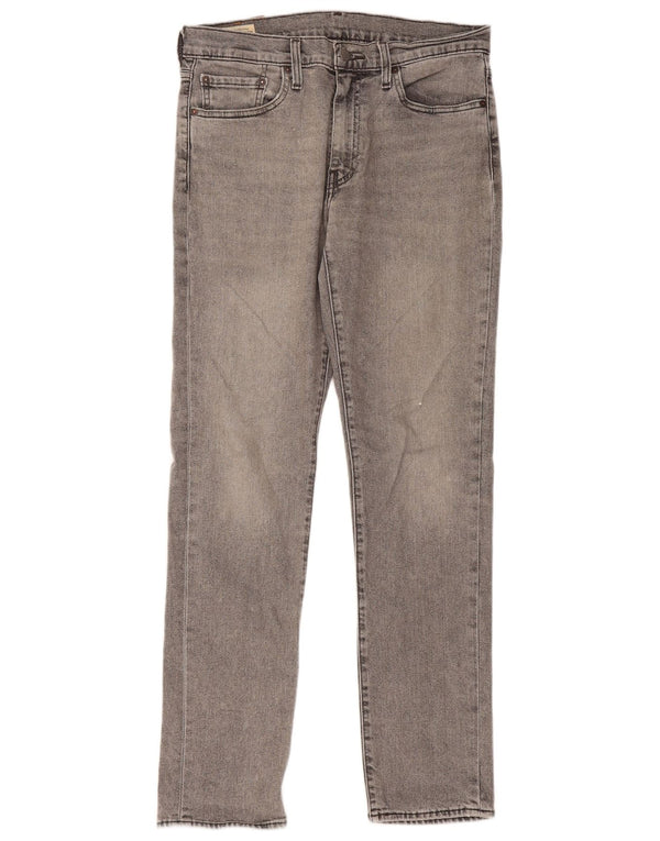 Levi's Mens 511 Slim Jeans W32 L32 Gris Algodón