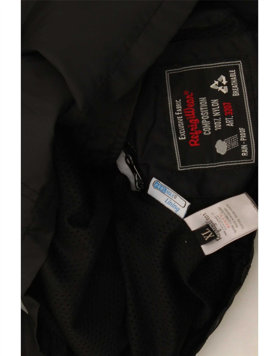 Refrigiwear Chubasquero Niña 13-14 Años XL Biker Poliamida Negro