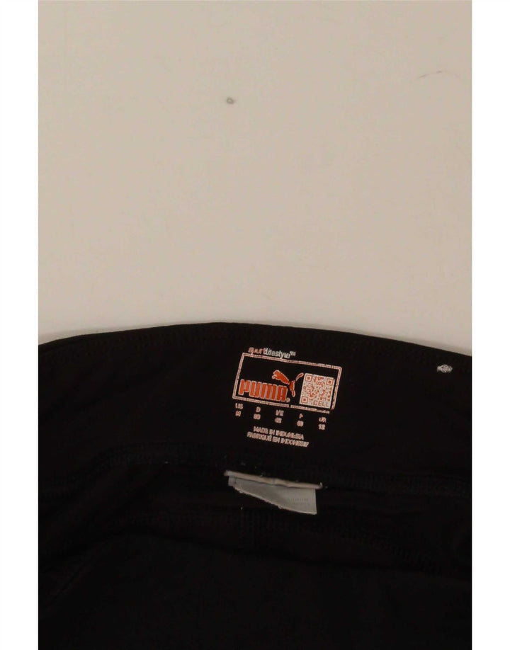 Puma Leggings Capri para Mujer Reino Unido 12 Mediano Negro