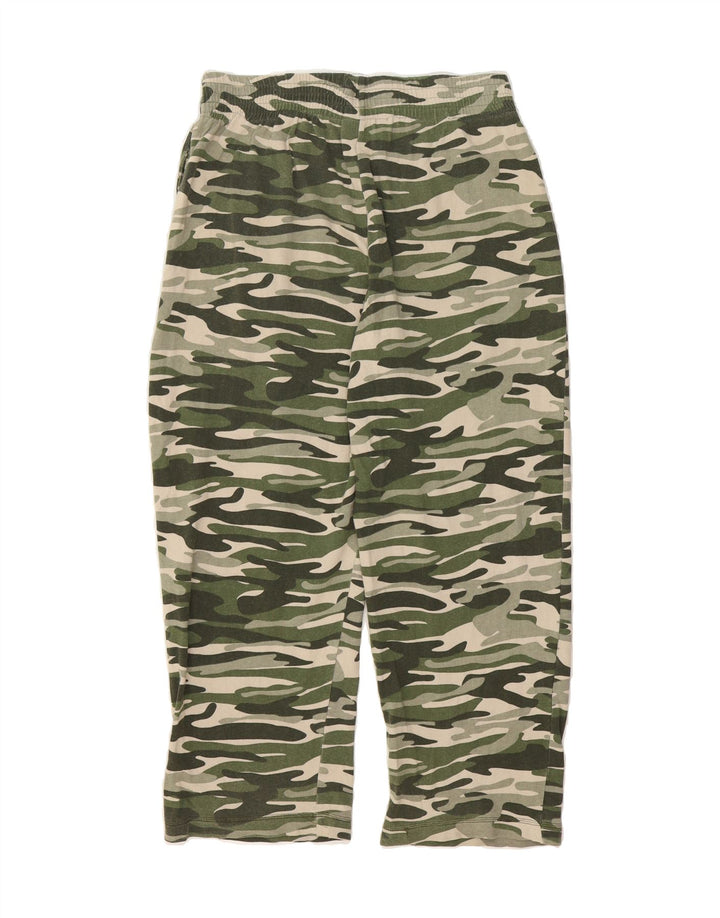 UNCLE SAM Womens Tracksuit Trousers Medium Green Camouflage Cotton Vintage Uncle Sam and Second-Hand Uncle Sam from Messina Hembry 