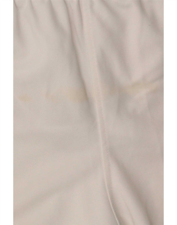 Nike Pantalones cortos deportivos para niños 10-11 años Mediano Blanco Poliéster