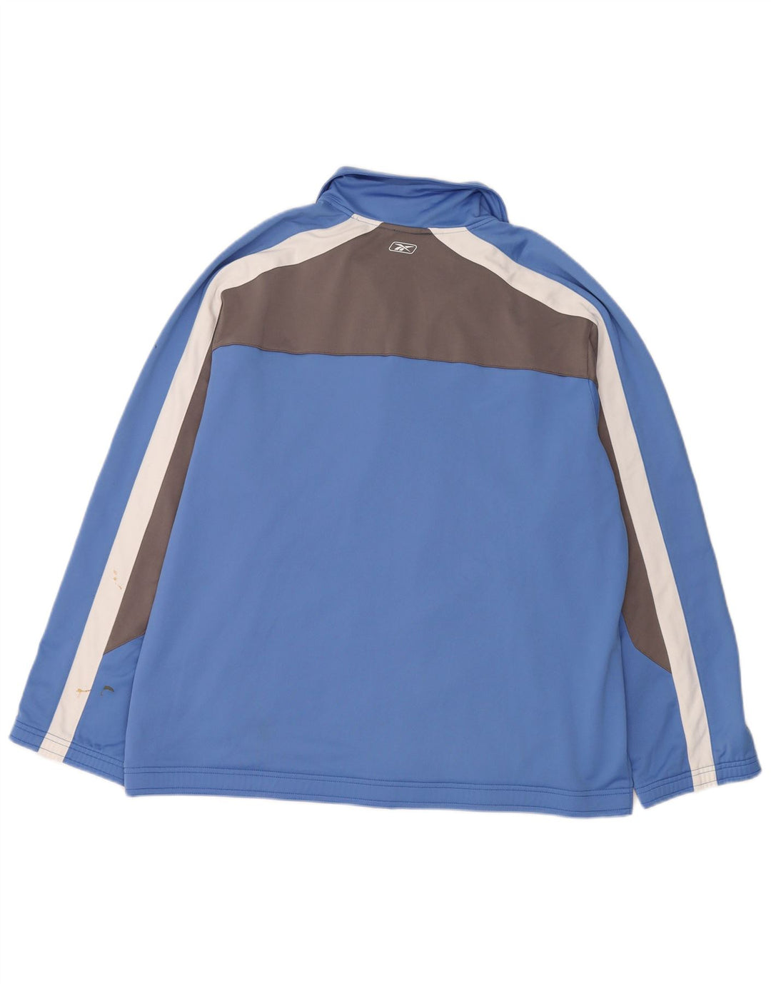 Reebok Hombre Regular Fit Chándal Top Chaqueta XL Azul Colorblock Poliéster