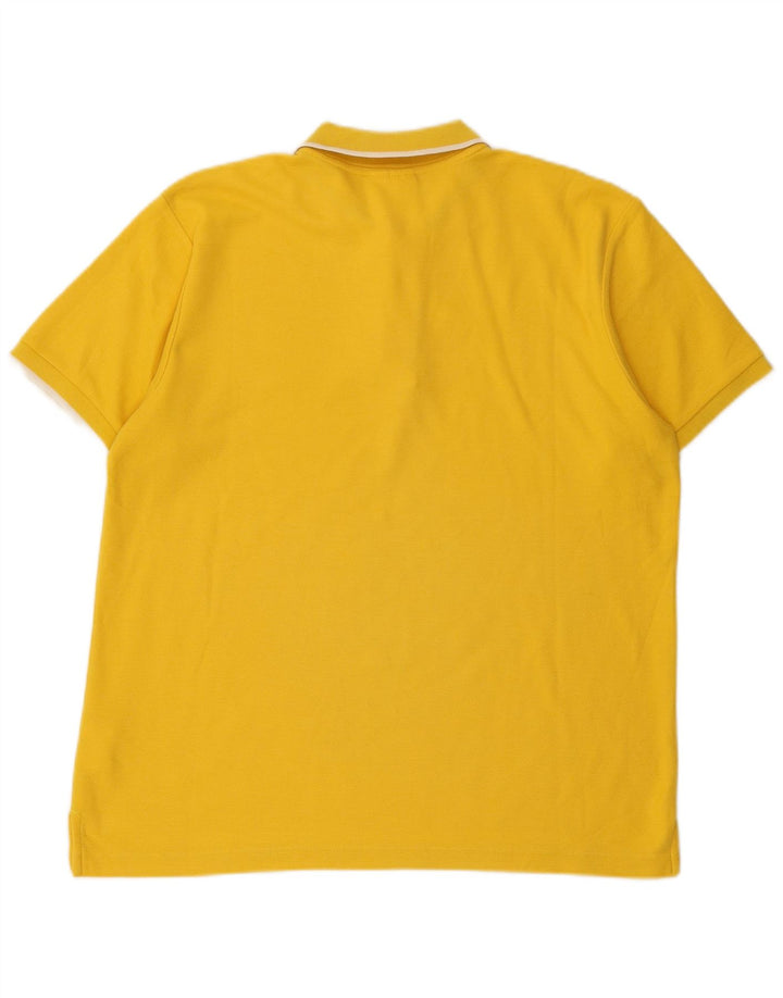Polo Reebok Classic Hombre De Algodón Amarillo Medio