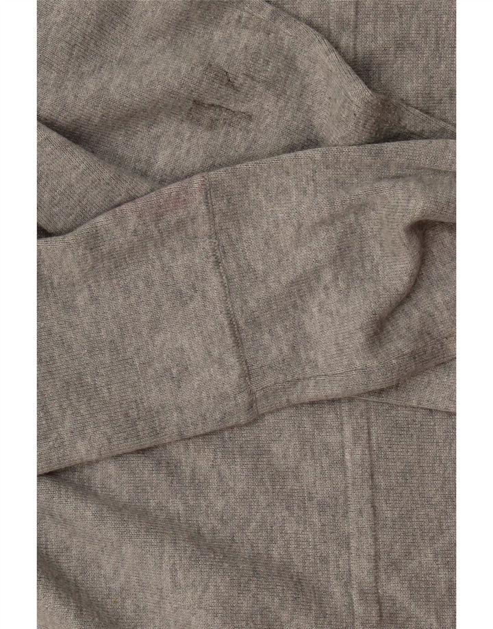 White Stuff Suéter tipo jersey con cuello barco para mujer, talla 40, talla grande, color gris moteado