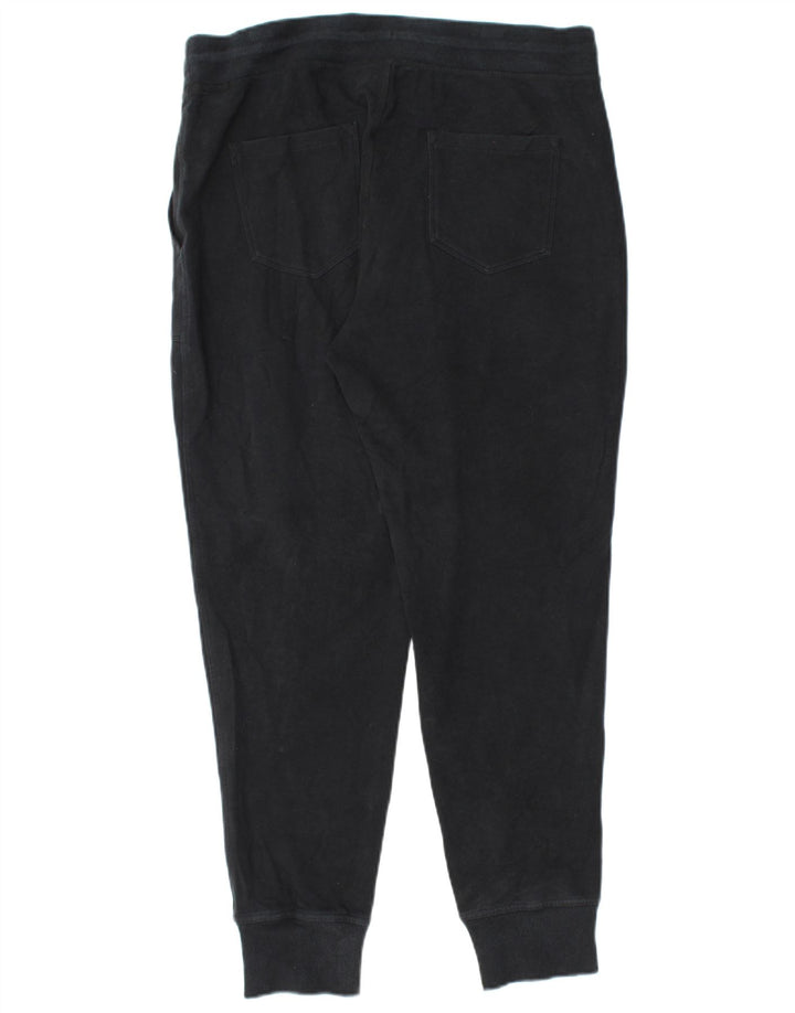 L.L.BEAN Pantalones de Chándal para Mujer Joggers UK 44 Mediano Negro Algodón