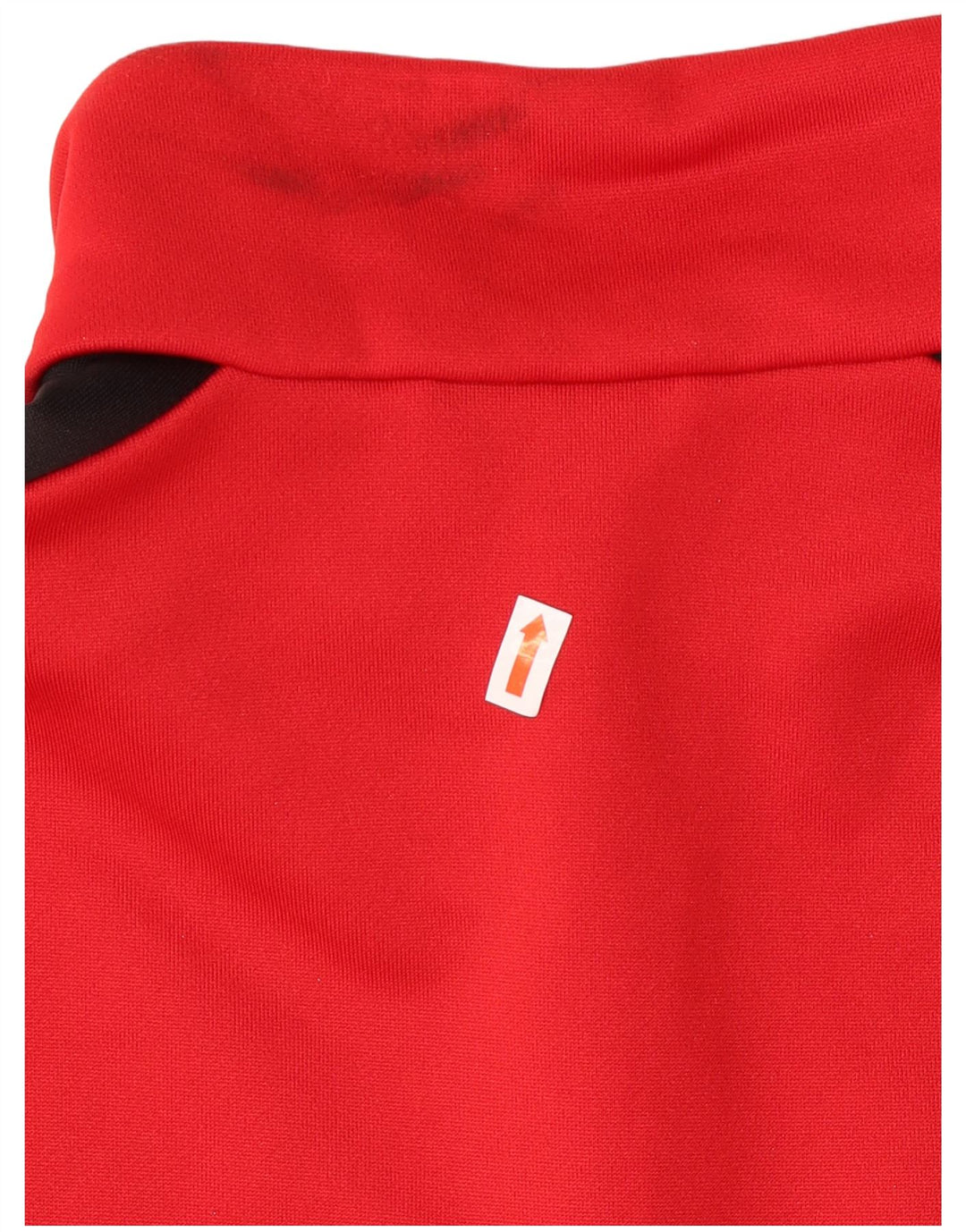 Adidas Hombre Chándal Top Chaqueta Medio Rojo Colorblock Poliéster