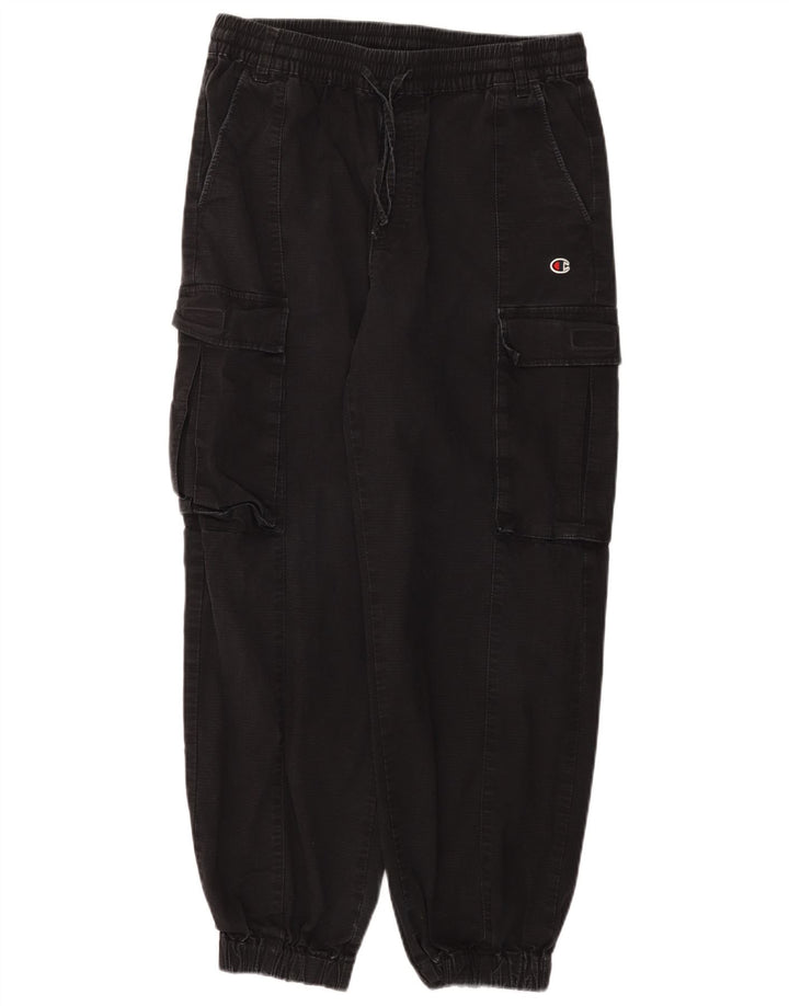 Champion - Pantalones cargo para hombre, talla grande, W34 L28, color negro