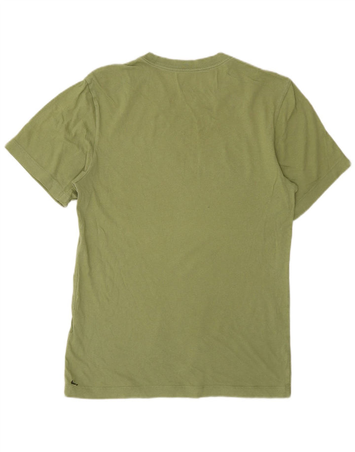 NIKE Camiseta gráfica para hombre Top XS Algodón verde