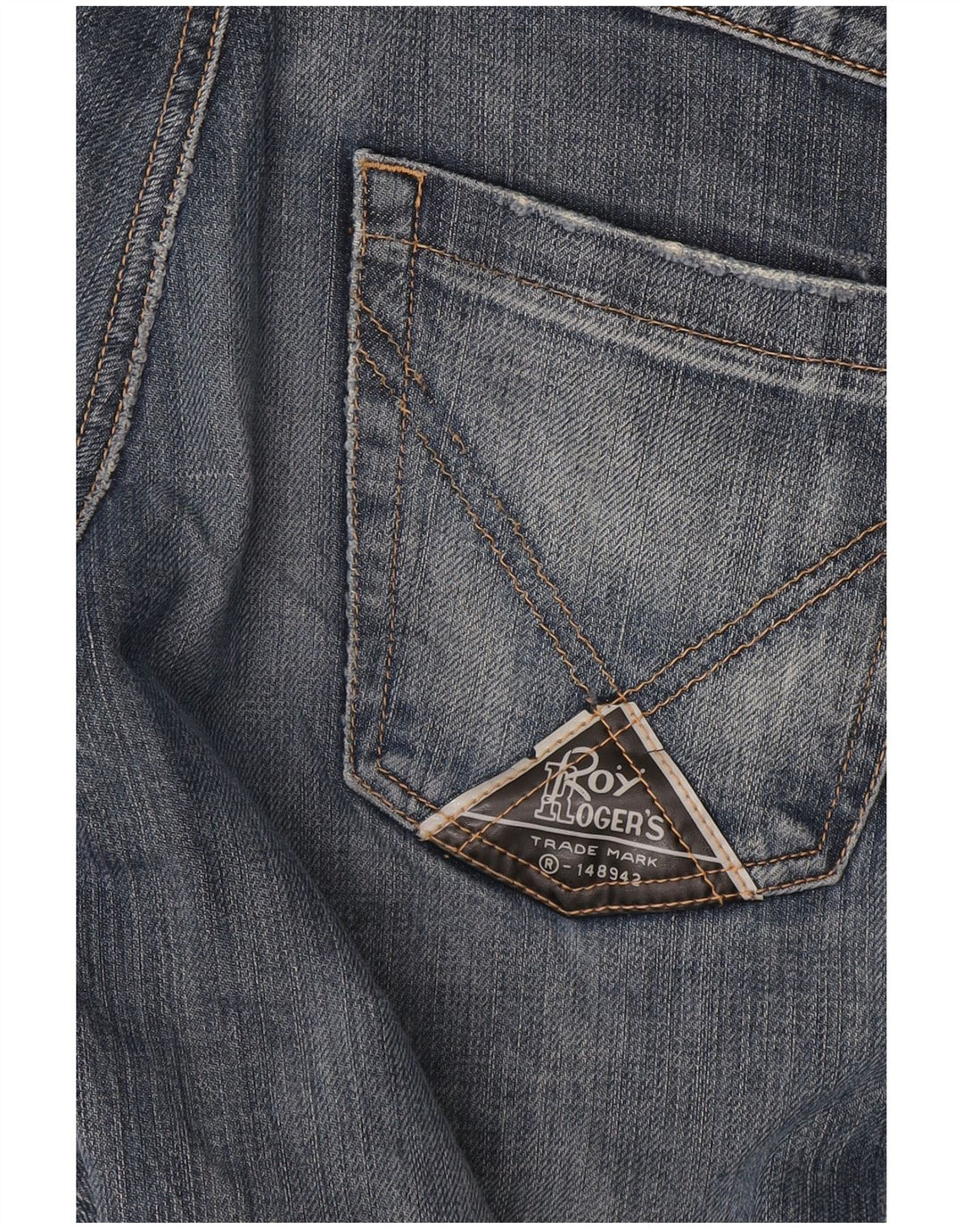 Vaqueros ajustados para mujer Roy Rogers W30 L32 Azul