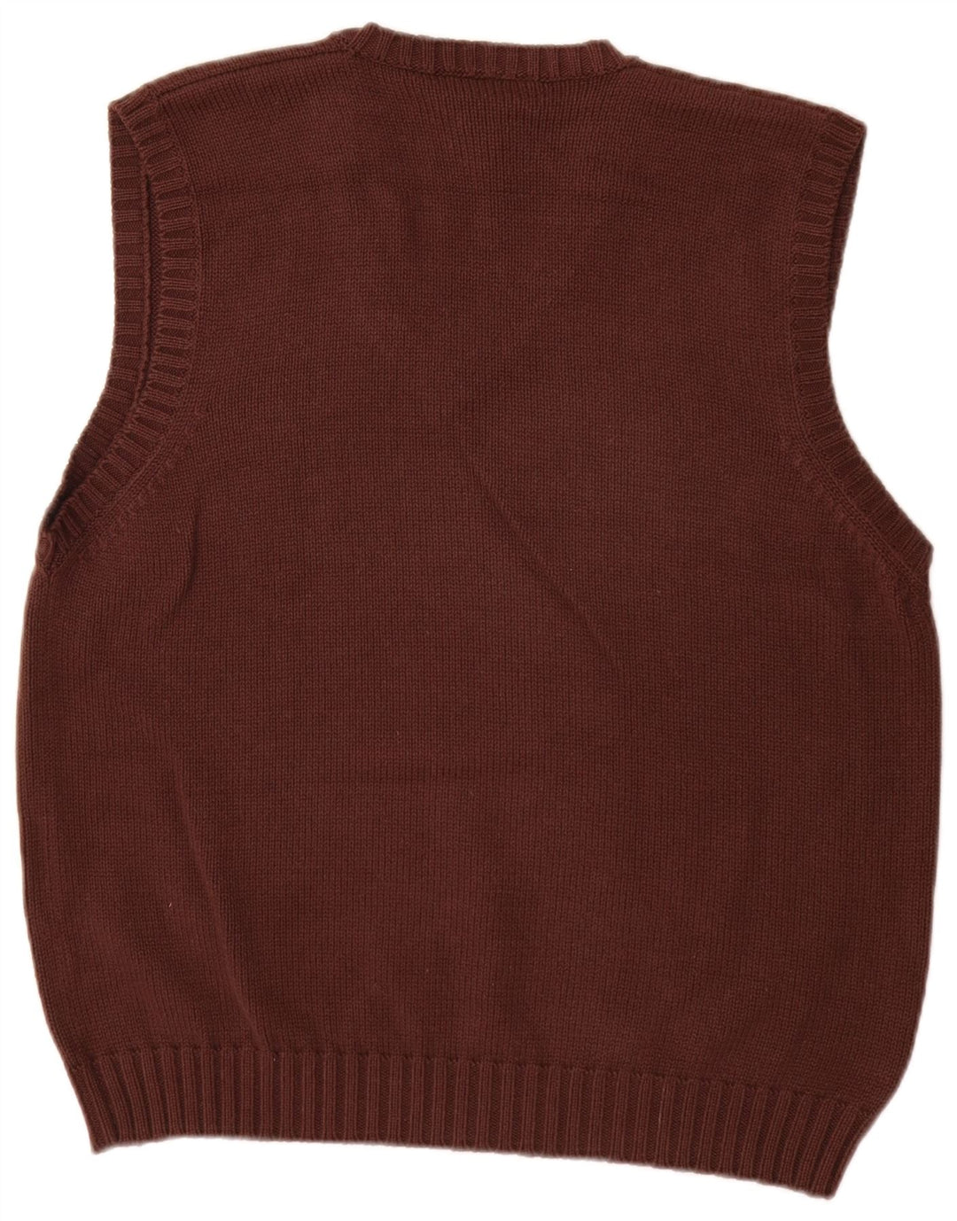 J. Crew Chaleco para hombre Camiseta sin mangas Algodón marrón medio
