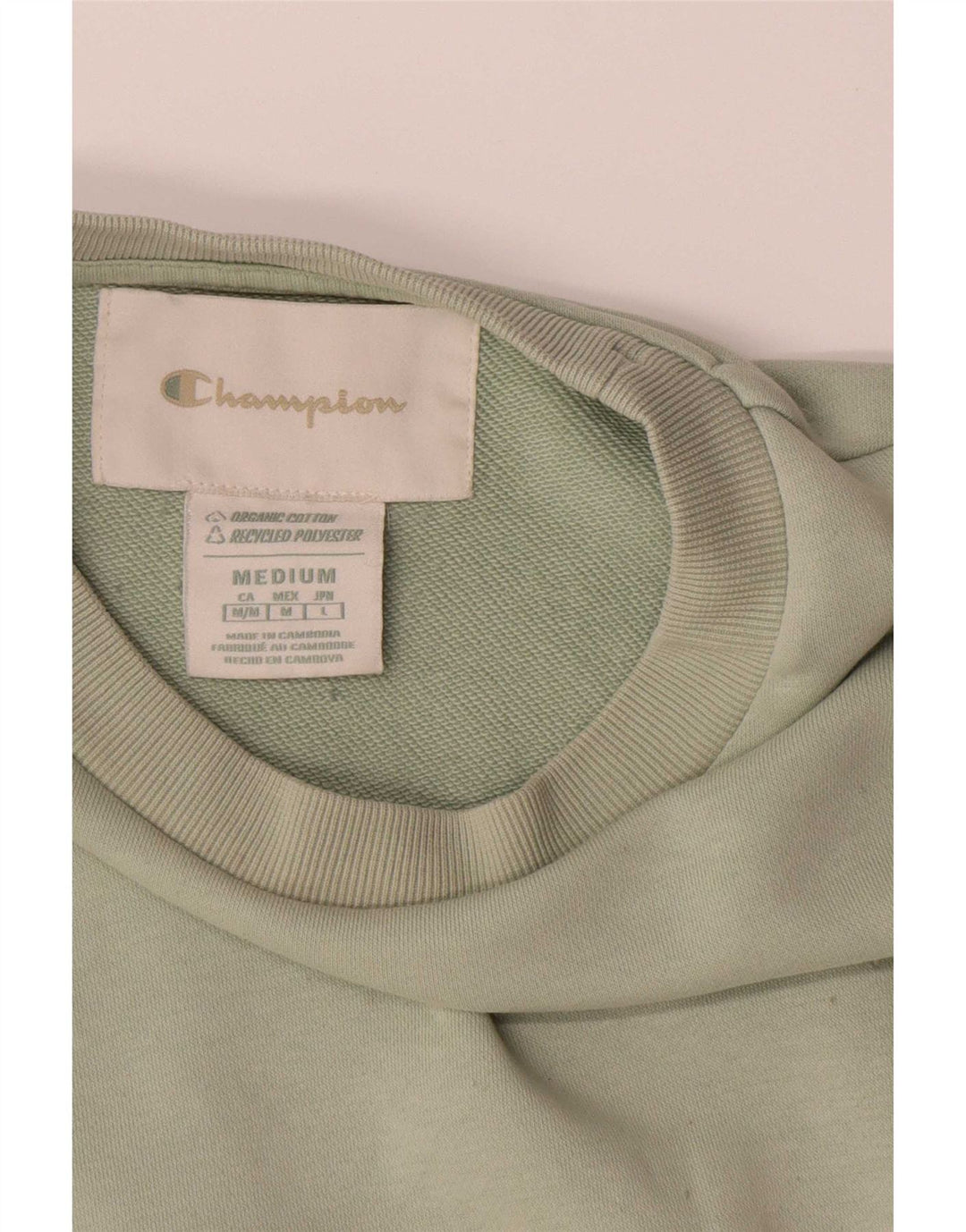 Champion Sudadera Jumper Verde Medio Algodón