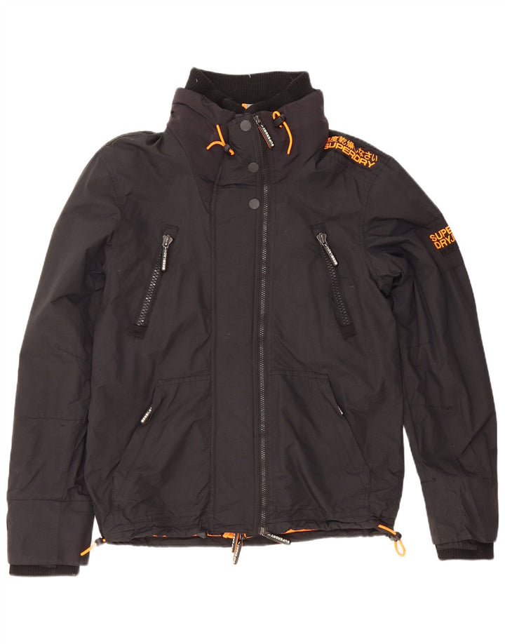 Superdry Chaqueta cortavientos para mujer UK 46 Large Nylon negro