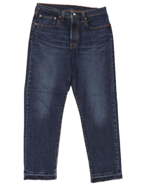 Levi's Hombre 501 Vaqueros Rectos W30 L28 Algodón Azul Marino