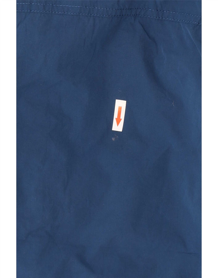 Superdry Chaqueta impermeable para hombre ES 34 XS Poliéster azul