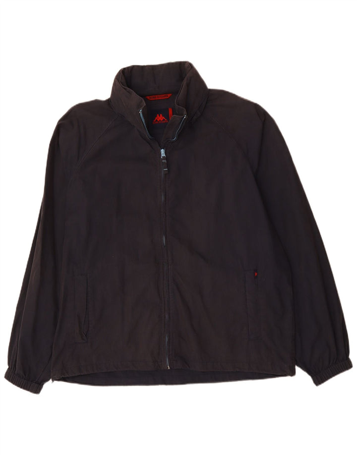 Kappa Chaqueta Bomber para Hombre UK 44 2XL Azul Marino Algodón