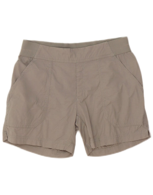 Columbia Pantalones Cortos Chinos De Corte Regular Para Mujer Pequeños W28 Algodón Gris