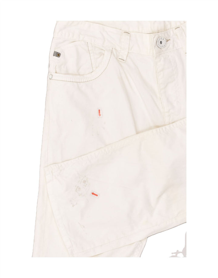JACK & JONES Womens Straight Jeans W34 L34  White Cotton | Vintage Jack & Jones | Thrift | Second-Hand Jack & Jones | Used Clothing | Messina Hembry 